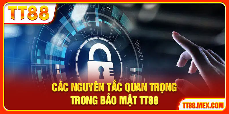 Các nguyên tắc quan trọng trong bảo mật TT88